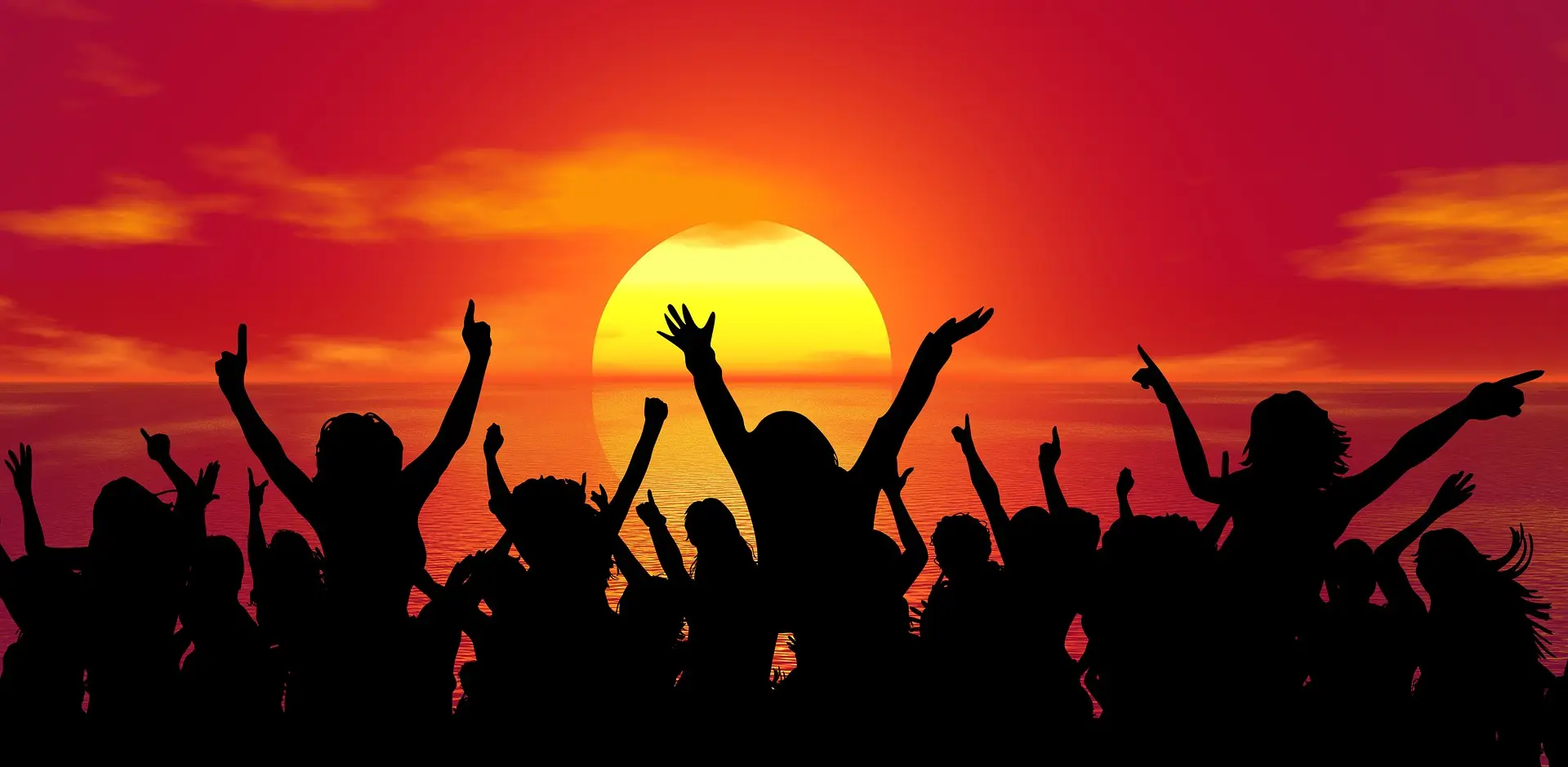 Persone che festeggiano e ballano